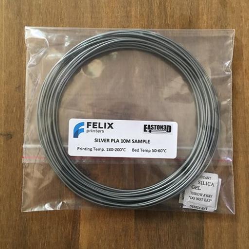 FELIX SILVER 1.75MM PLA FILAMENT