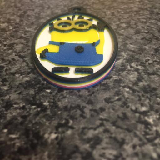 3D Printed Minion Keyring