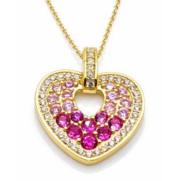 Multipinkstoneheartpendantandgoldnecklace.png