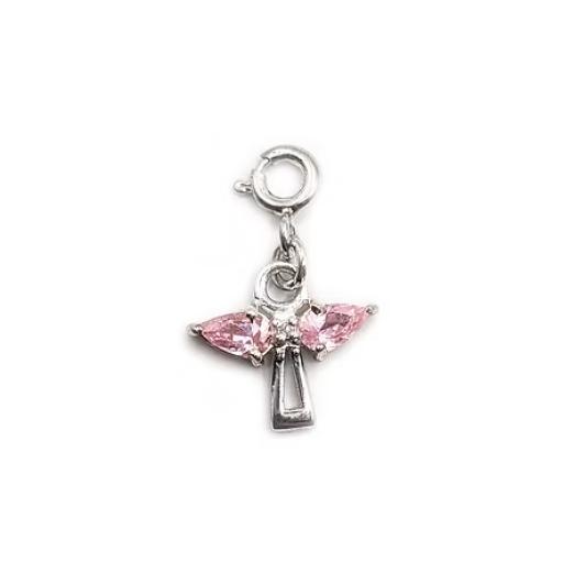 Sterling Silver 925 Angel Pendant Charm