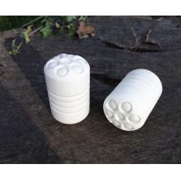 Unpainted 3D printed Hawkmoon ammo round in white PLA by Easton3D