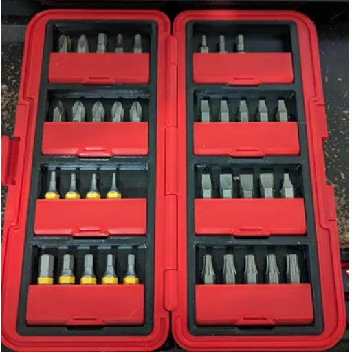 Screwdriver Bit Case STL – 4mm & ¼” Bit Organizer | Digital Download