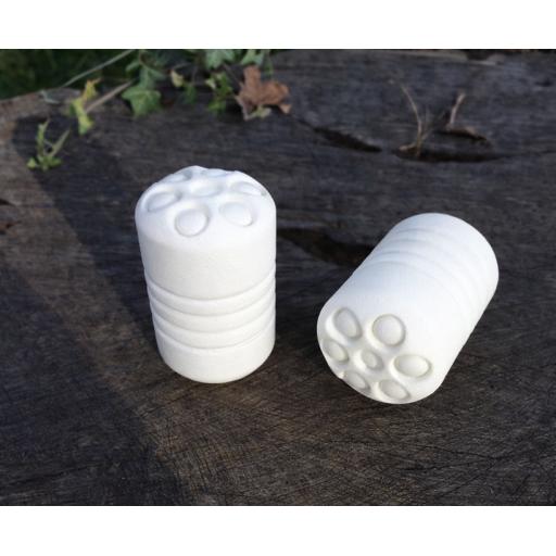 Unpainted 3D printed Hawkmoon ammo round in white PLA by Easton3D
