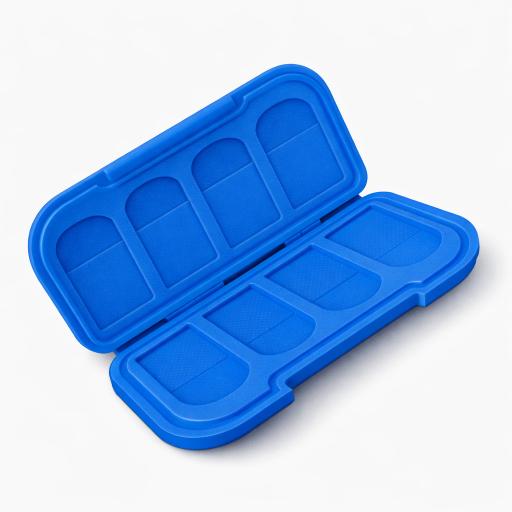 Micro SD Card Holder STL File | Support‑Free 3D Print Case