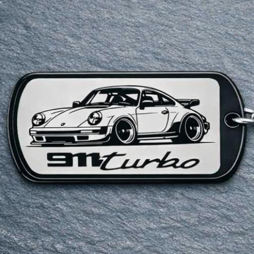 Porsche 911 Turbo  Dog Tag - Personalised Options