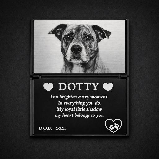 In Loving Memory Card Dog Wallet Card
