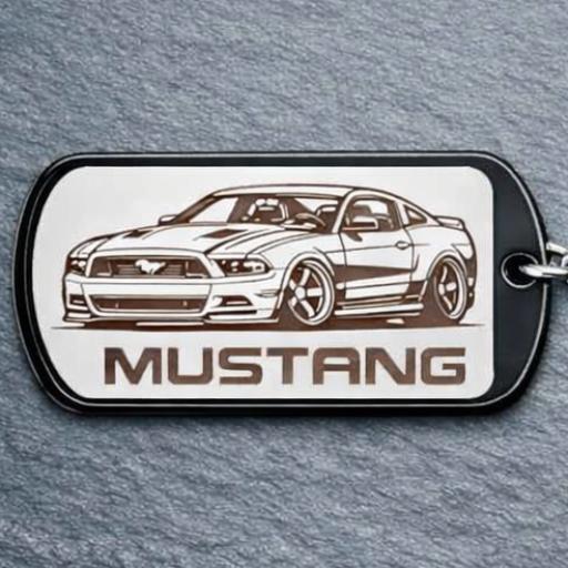 Ford Mustang  Dog Tag - Personalised Options