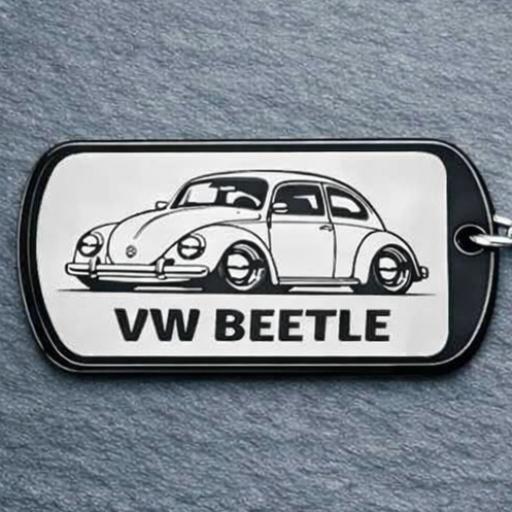 VW Beetle Dog Tag - Personalised Options