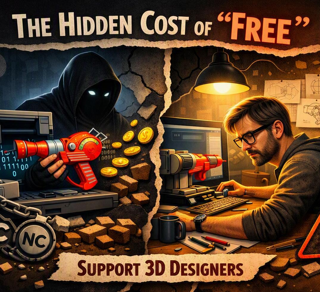 The Hidden Cost of Free: Why 3D Designers Deserve Better