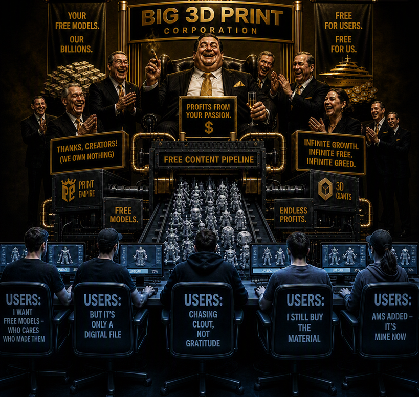 3D Printing - The "FREE" Problem No One Wants to Talk About