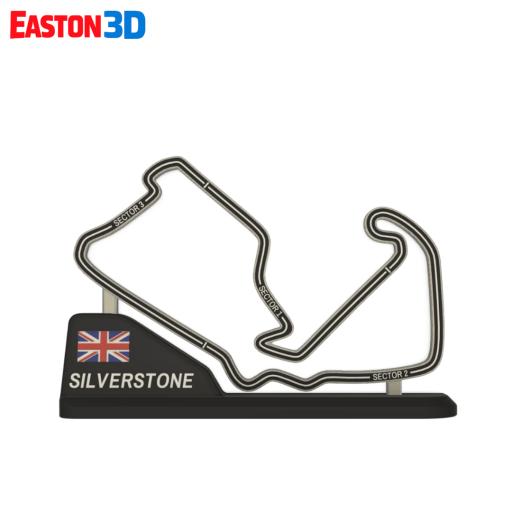 F1 Silverstone Track & Display Stand – STL Model Easy 3MF conversion