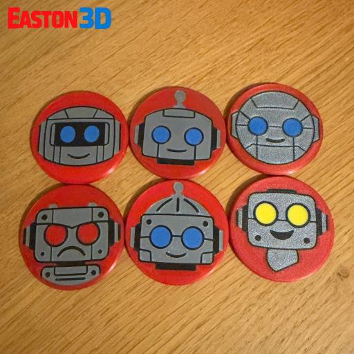 Burty Token Run Tokens x 6 – Official 3MF Multi‑Colour - Pack 1
