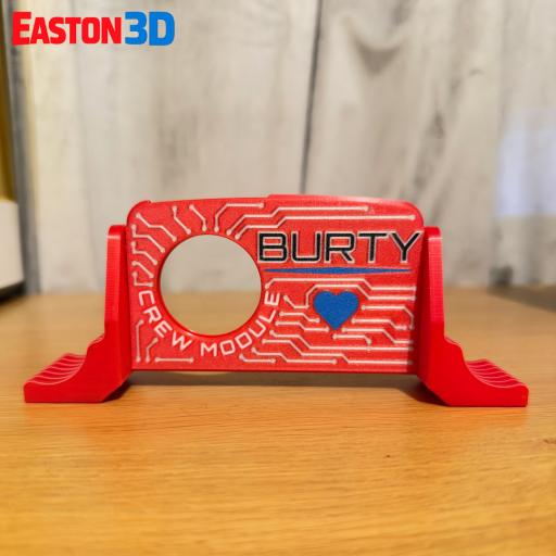 Burty Token Run Desk Display/Organiser – Official 3MF Multi‑Colour