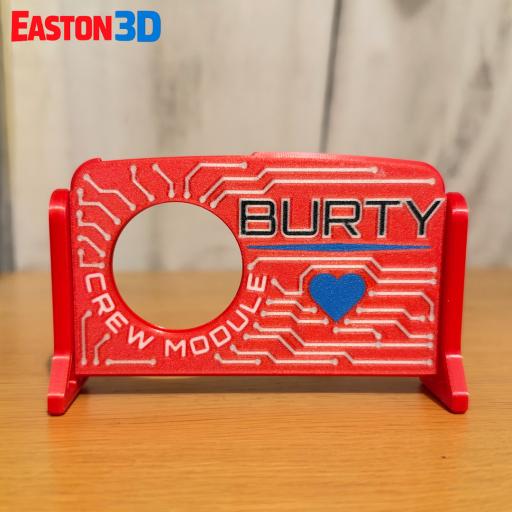 Burty Token Run Desk Display/Organiser – Official 3MF Multi‑Colour Release