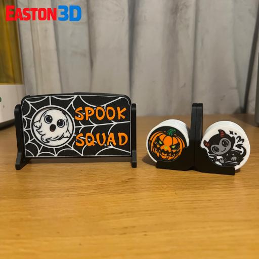 Spook Squad Token Run Desk Display/Organiser – Official 3MF Multi‑Colour Release